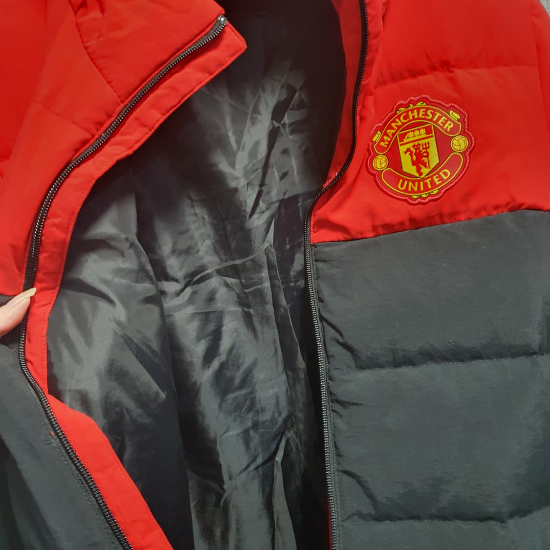 아디다스 맨유 벤치피카 덕다운 롱패딩  상품이미지7