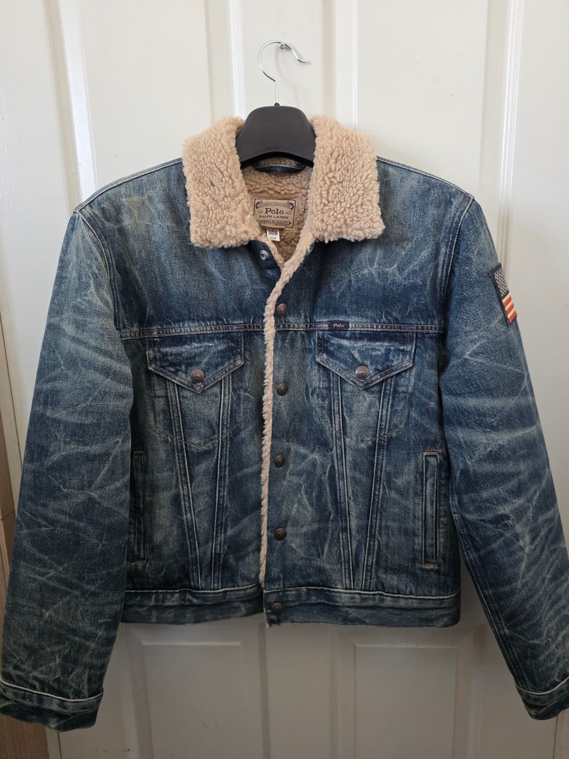 폴로 랄프로렌 쉐르파 데님 자켓 겨울 고윤정 자켓 상품이미지1