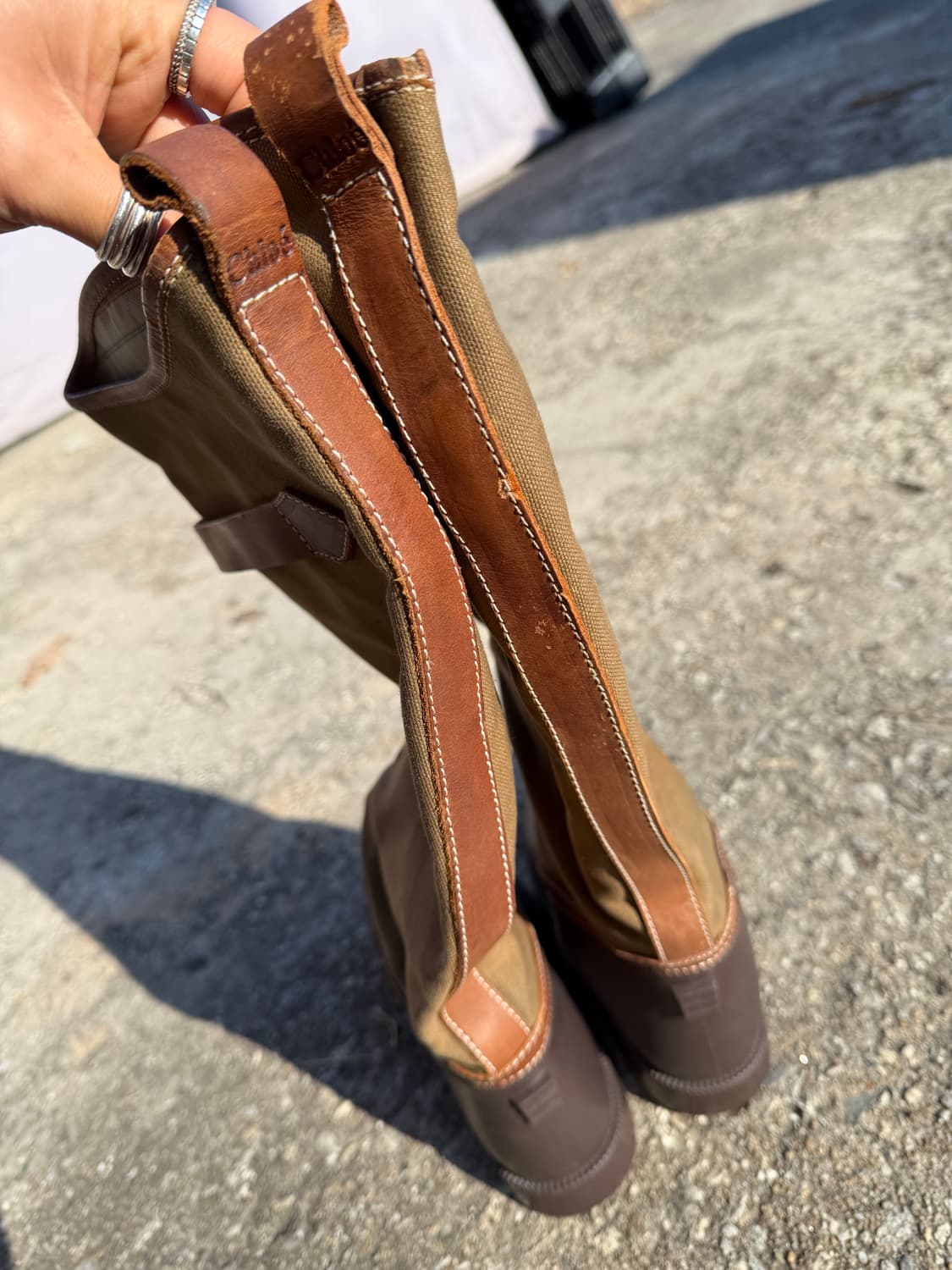 끌로에 롱부츠 38 사이즈  상품이미지3