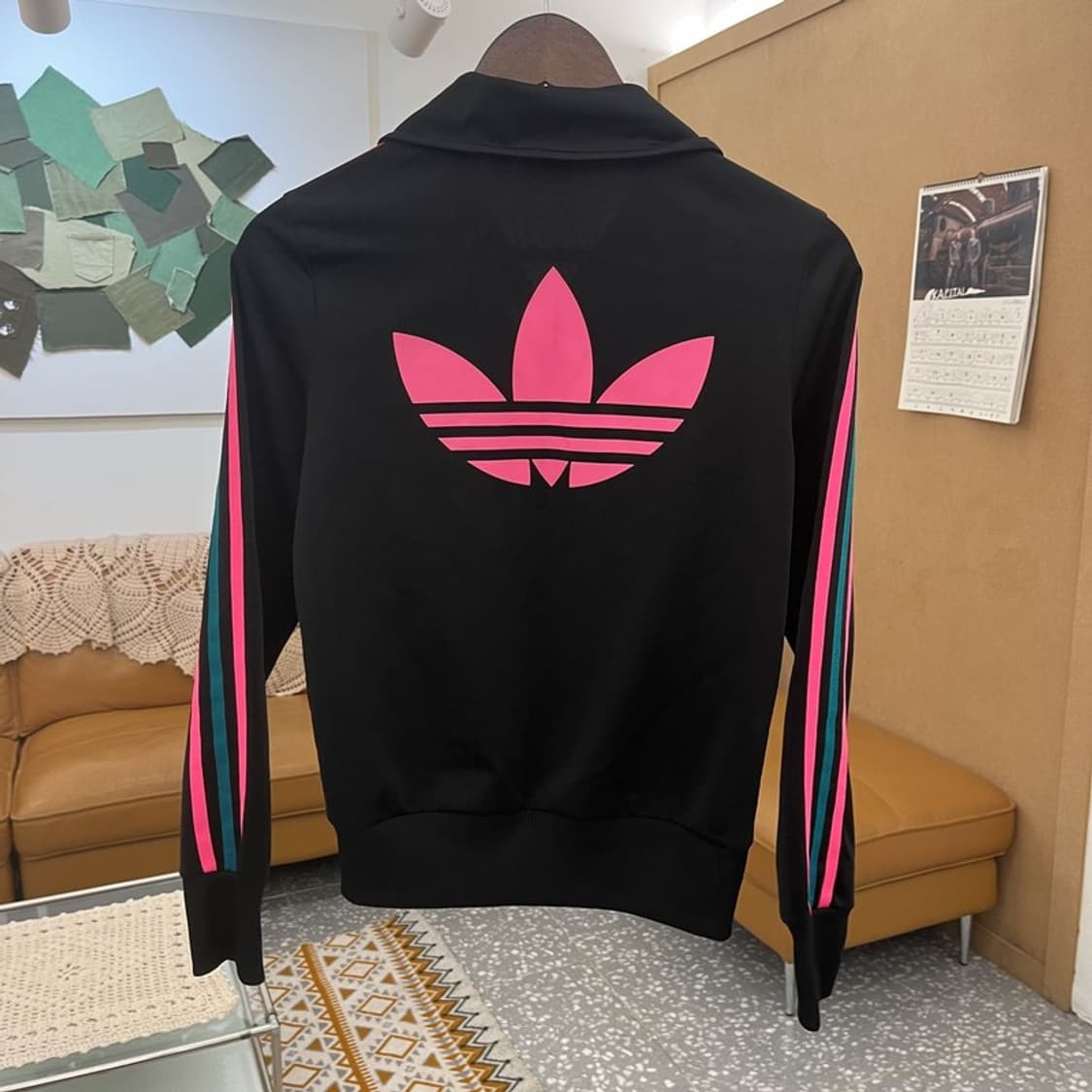 아디다스 Y2K 대장급 스트릿 펑크 키치핑크 져지 집업 85 C10731 상품이미지4