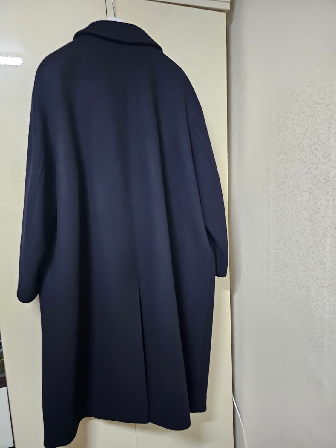 포터리 캐시미어 멜톤 울 맥코트 24fw (3사이즈) 다크 네이비 상품이미지2