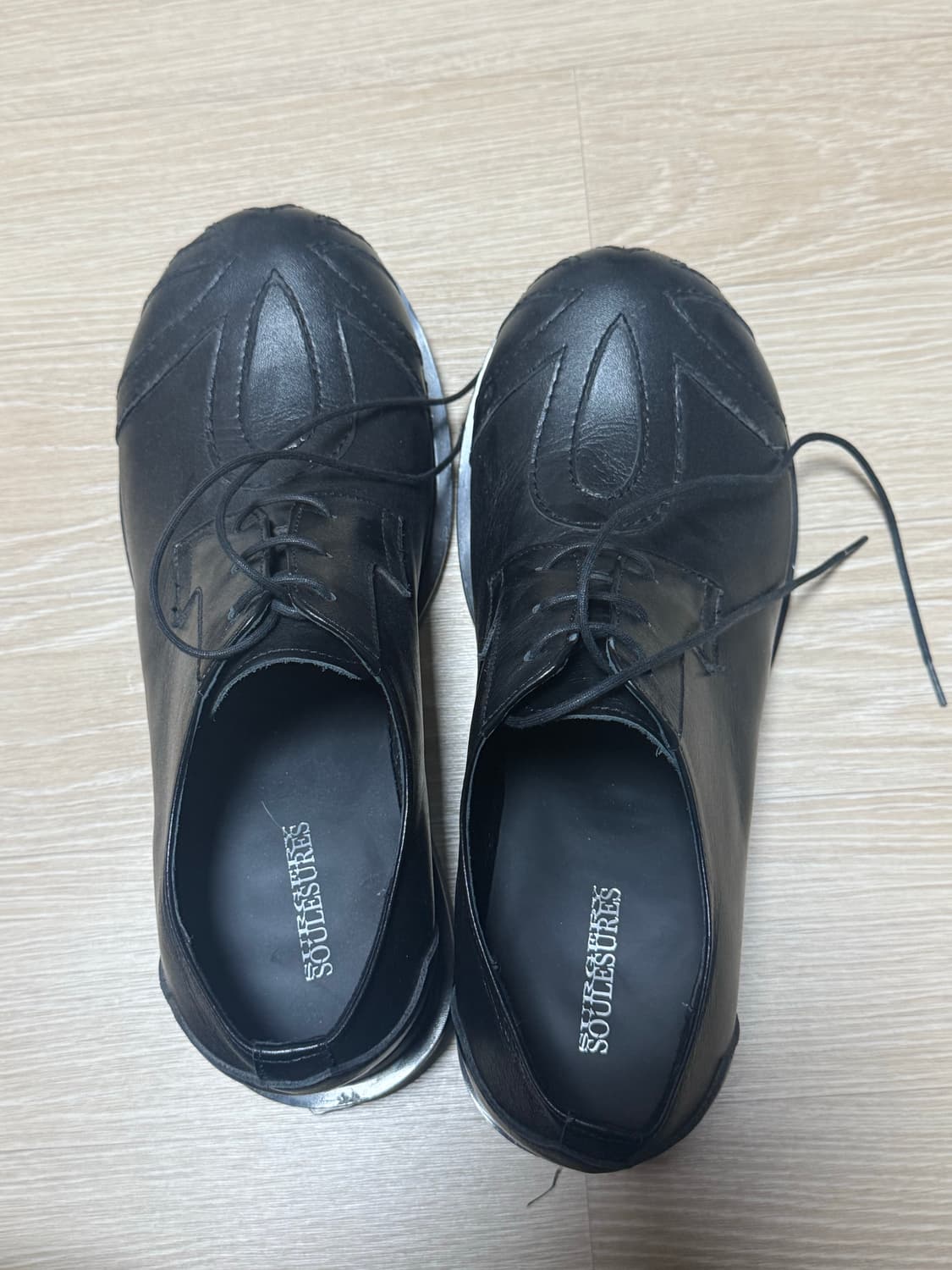 (280) 써저리 쏘유레슈어 SS001 더비 블랙 상품이미지1