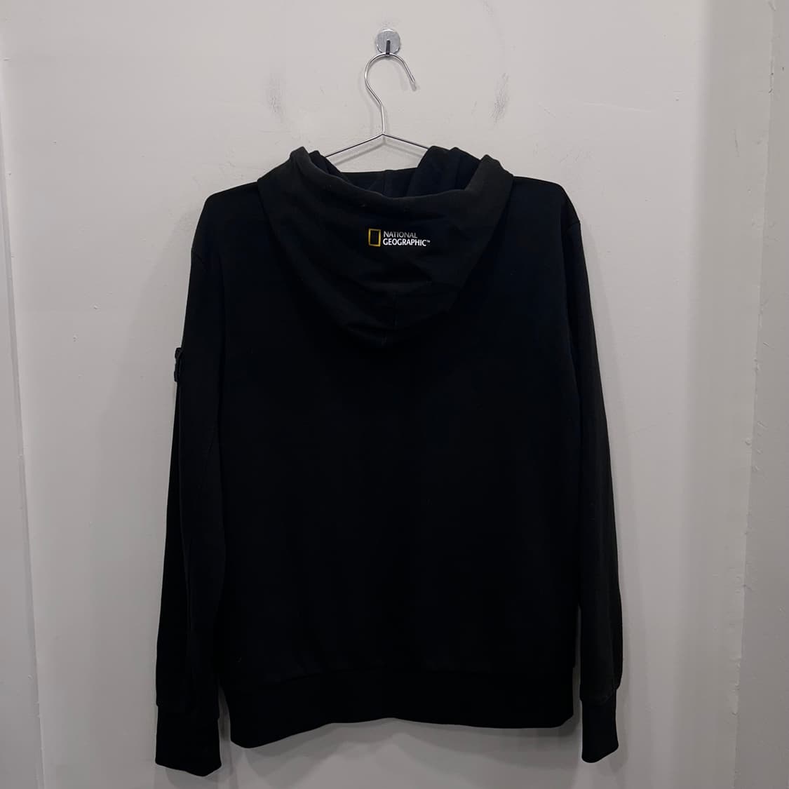 내셔널지오그래픽 슬리브와펜 무지 후드집업 상품이미지5