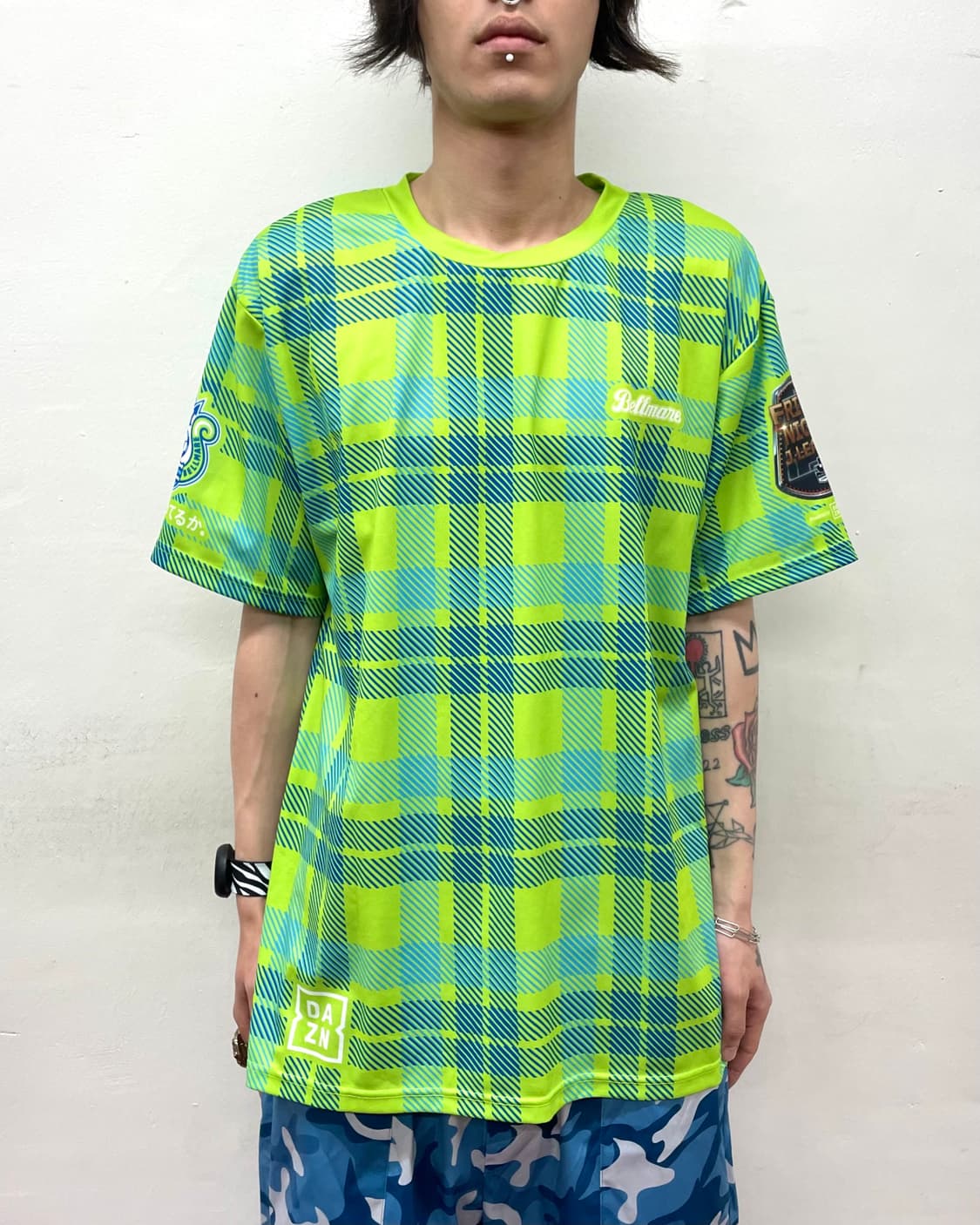 Green Checkered 12 Activity T-Shirt  상품이미지2