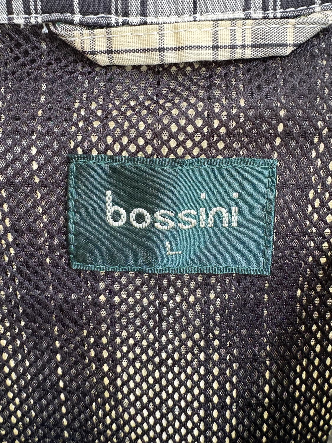 BOSSINI 체크 자켓 상품이미지6