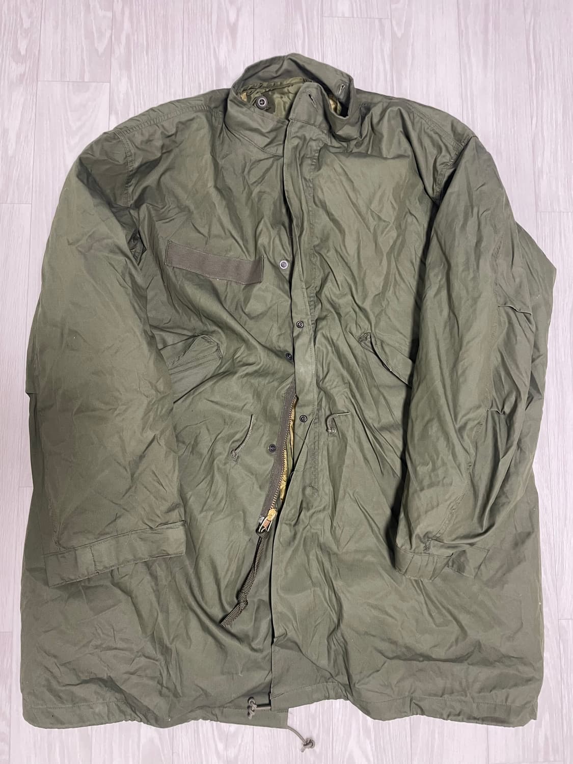 m65og 오리지널 피쉬테일 데드스탁 M 개파카 새상품 세트 상품이미지1