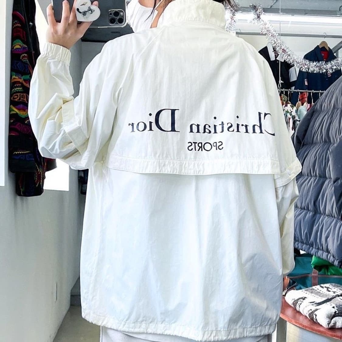 크리스챤 디올 90s 제팬라인 오리지널 컨버터블 자켓 상품이미지1