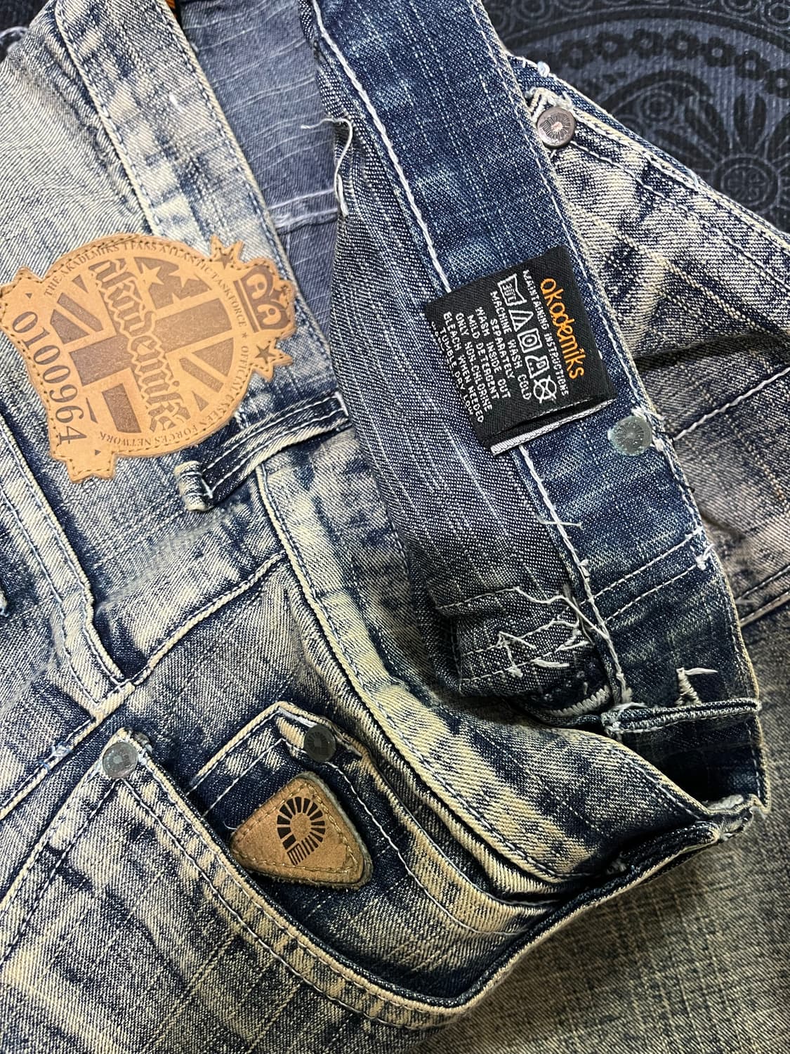 90‘s AKDMKS 아카데믹스 버뮤다 데님팬츠 34 상품이미지7