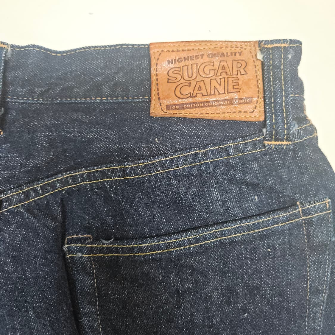 슈가케인 14oz 셀비지 데님 W30 L35 상품이미지4