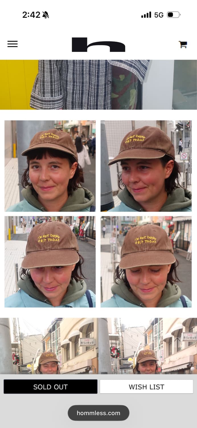 hommless 모자 상품이미지5