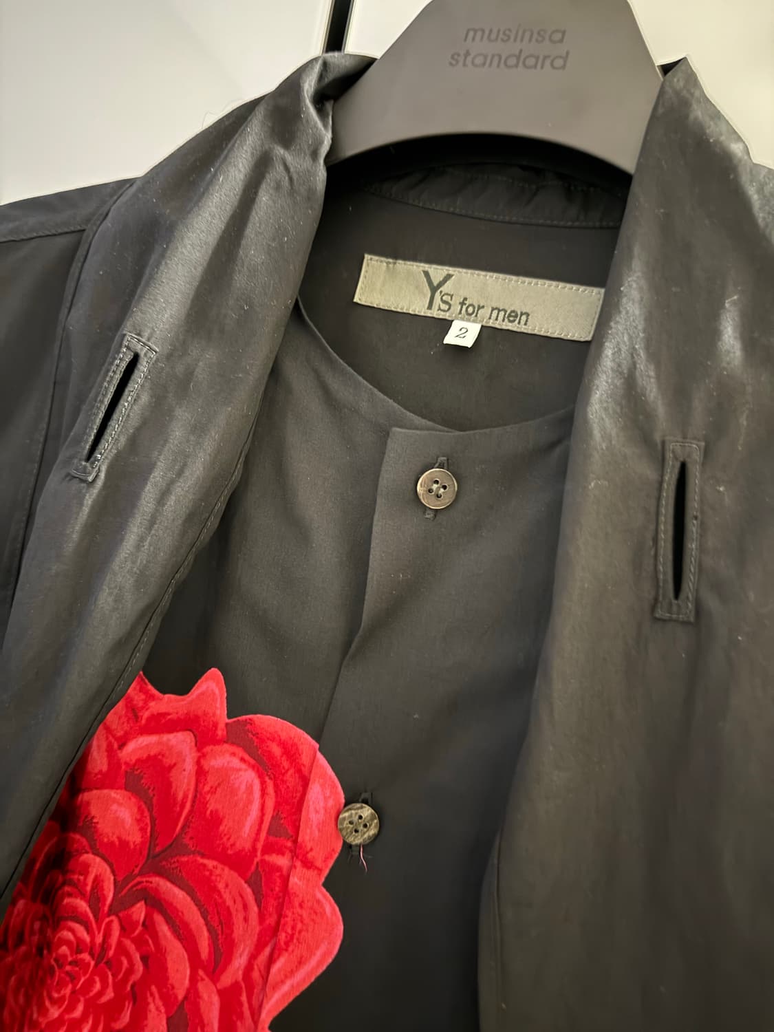 Yohji yamamoto Y's for men dahlia shirt 상품이미지3