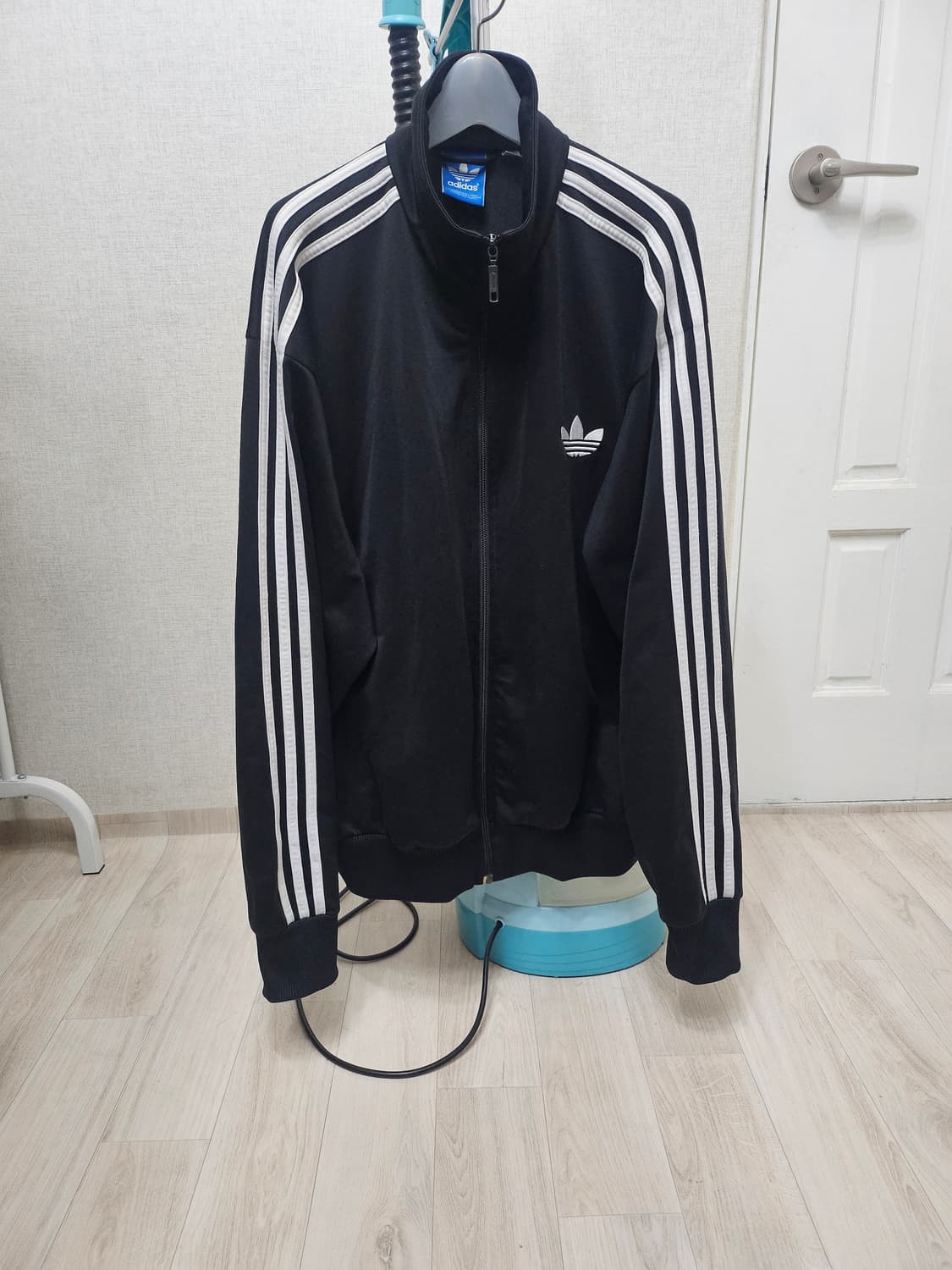 (110~115)2XL☆초대장급☆ 아디다스 파이어버드 [검흰] 트랙탑져지 상품이미지1