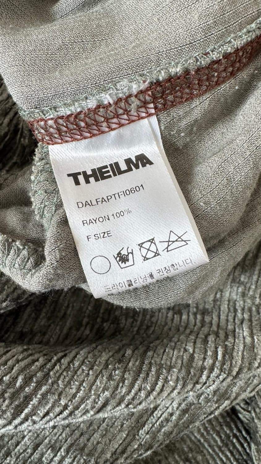 더일마 벨벳 밴드팬츠 카키 (그레이빛카키) F (44-88)   상품이미지5