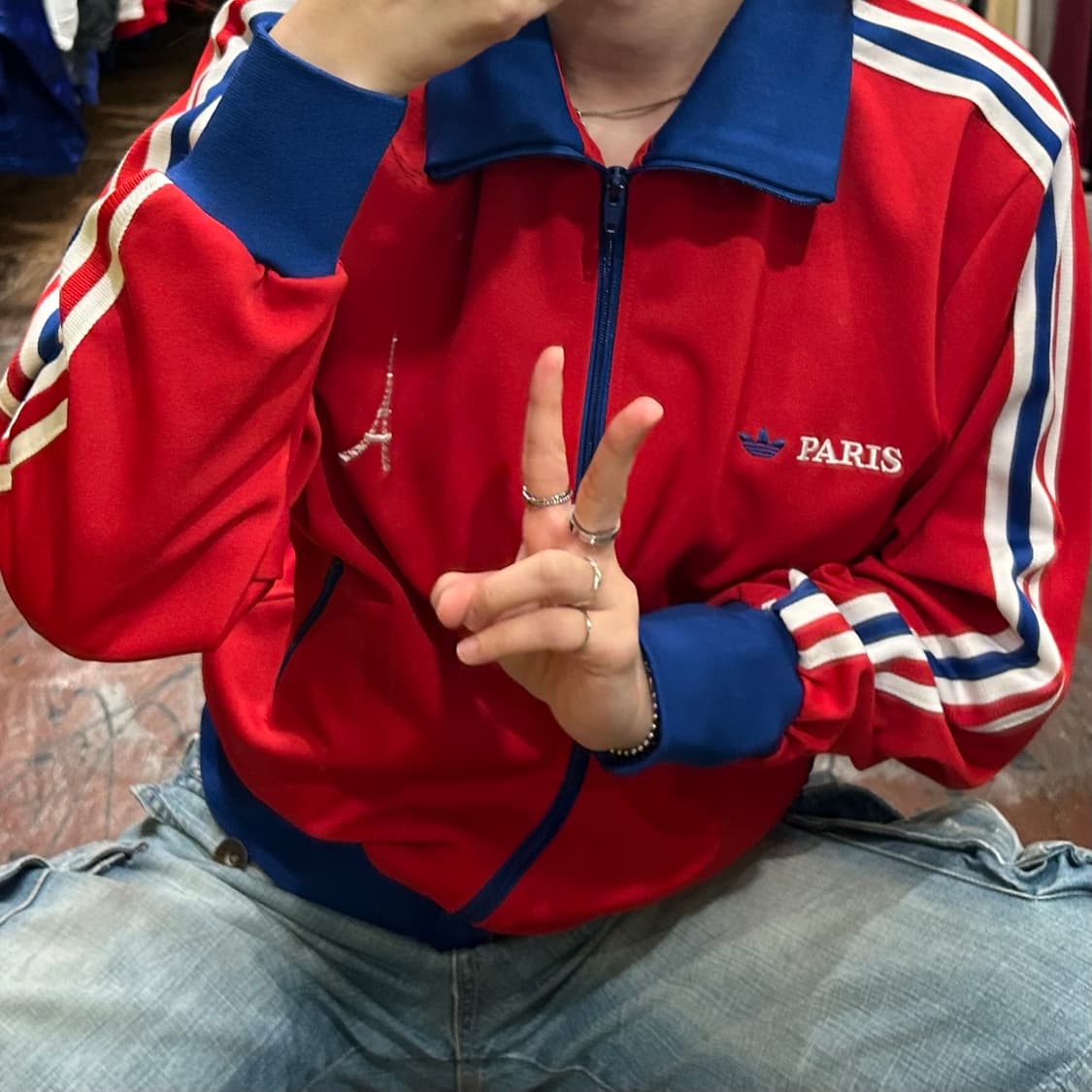 아디다스 져지 파리 에펠탑 져지  상품이미지7