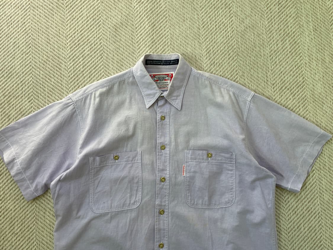 버드와이저 서프 그래픽 패치워크 반팔 셔츠 상품이미지7