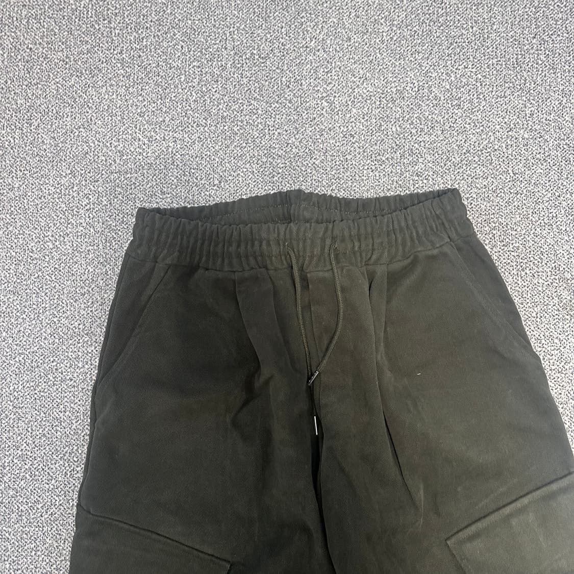 슬로건 카고 와이드 팬츠 상품이미지2