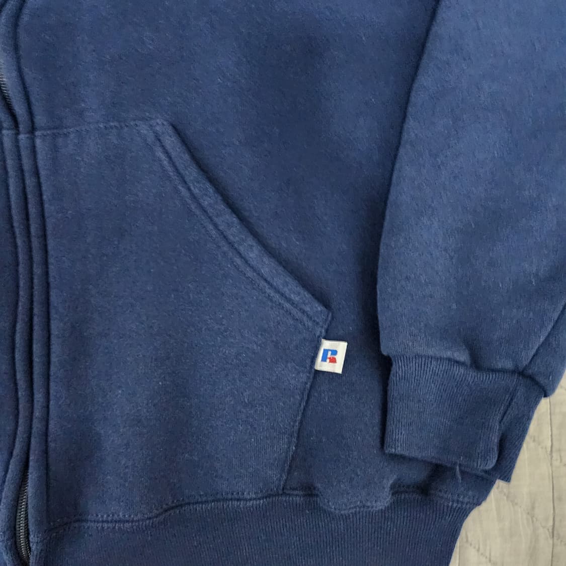 [XL] 90s 빈티지 러셀 애슬레틱 후드집업 네이비 ver. 5 상품이미지2