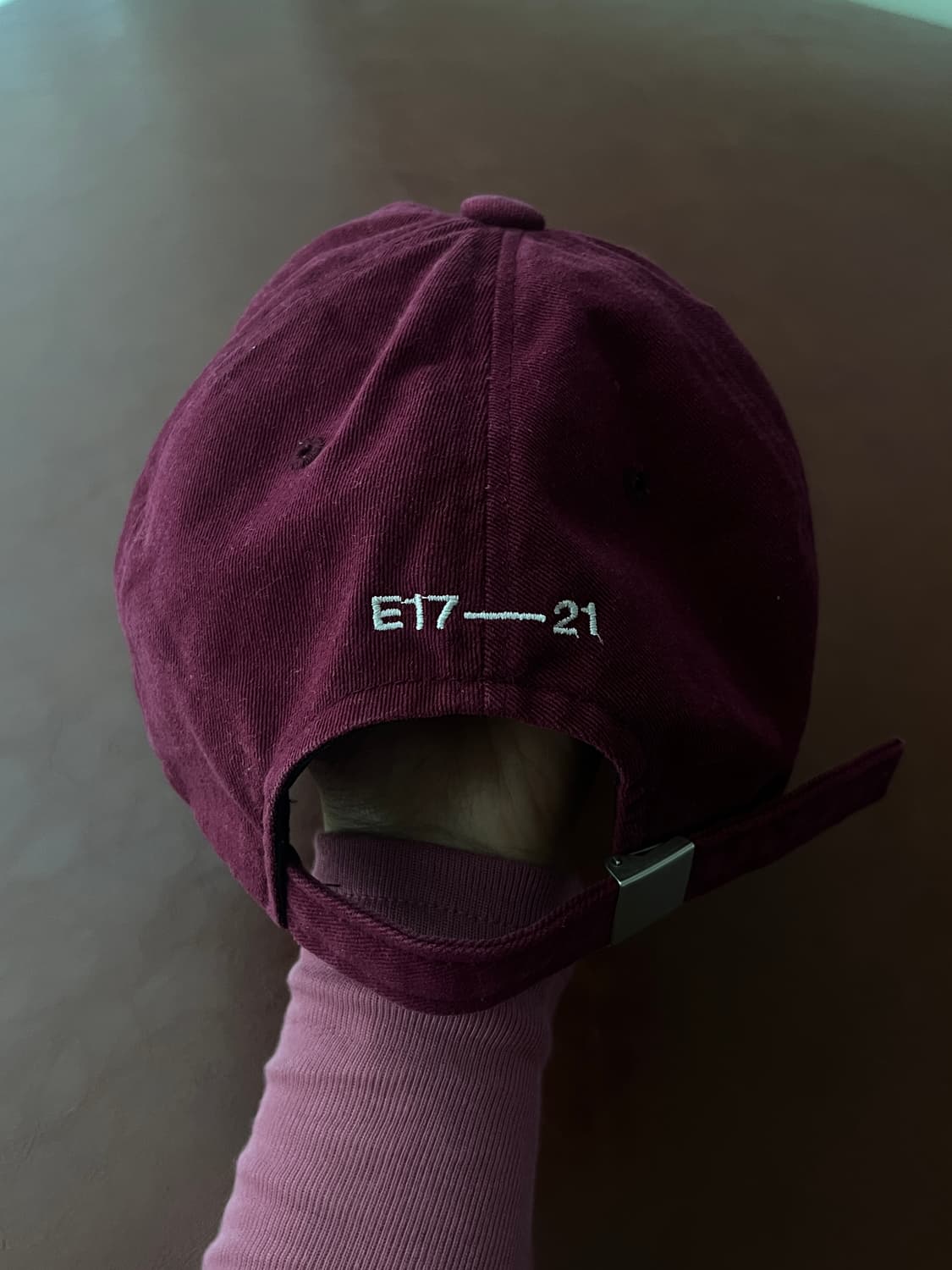 이미스 버건디 캡 상품이미지2