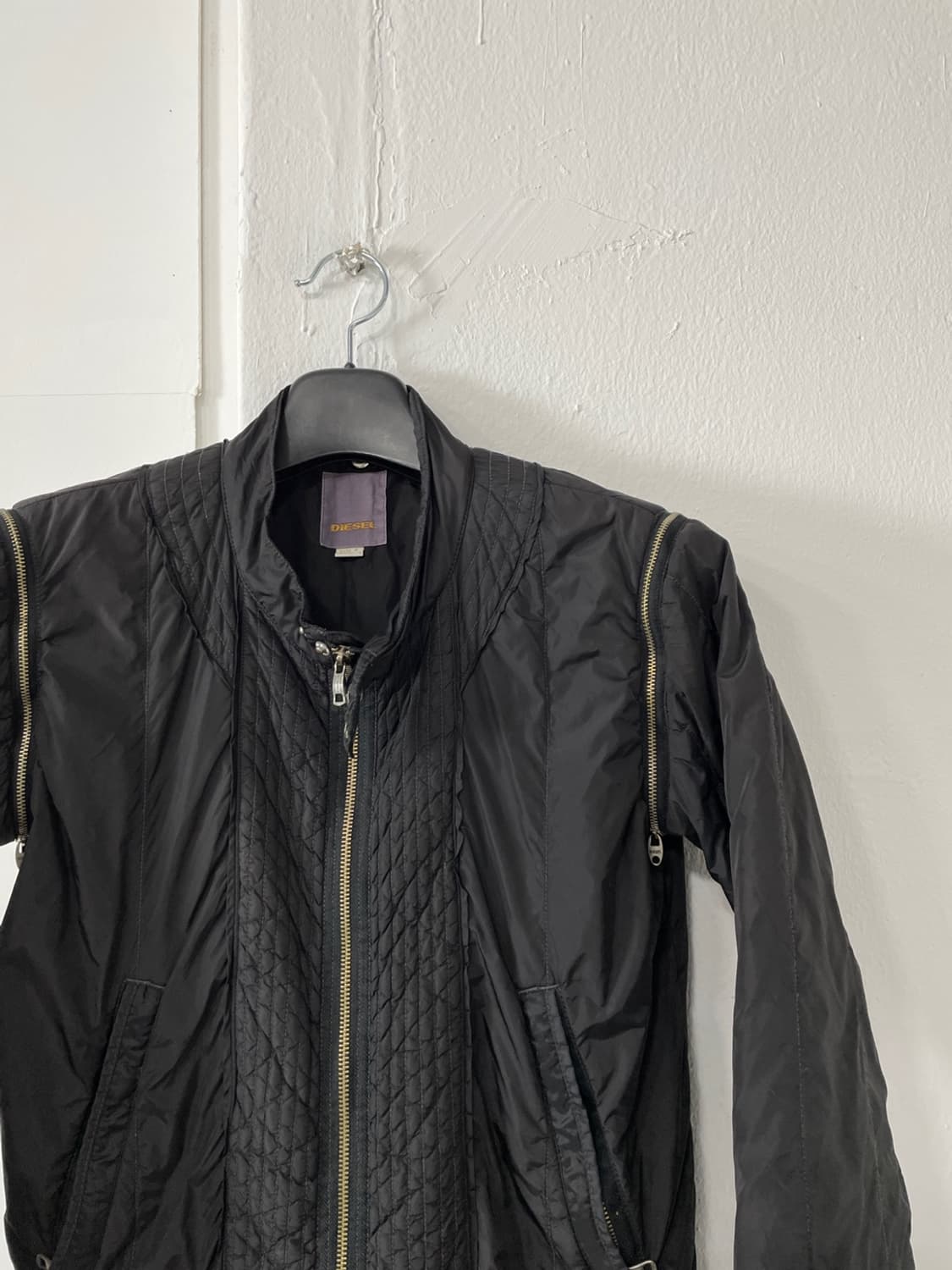 디젤 컨버터블 나일론 봄버 자켓 상품이미지2