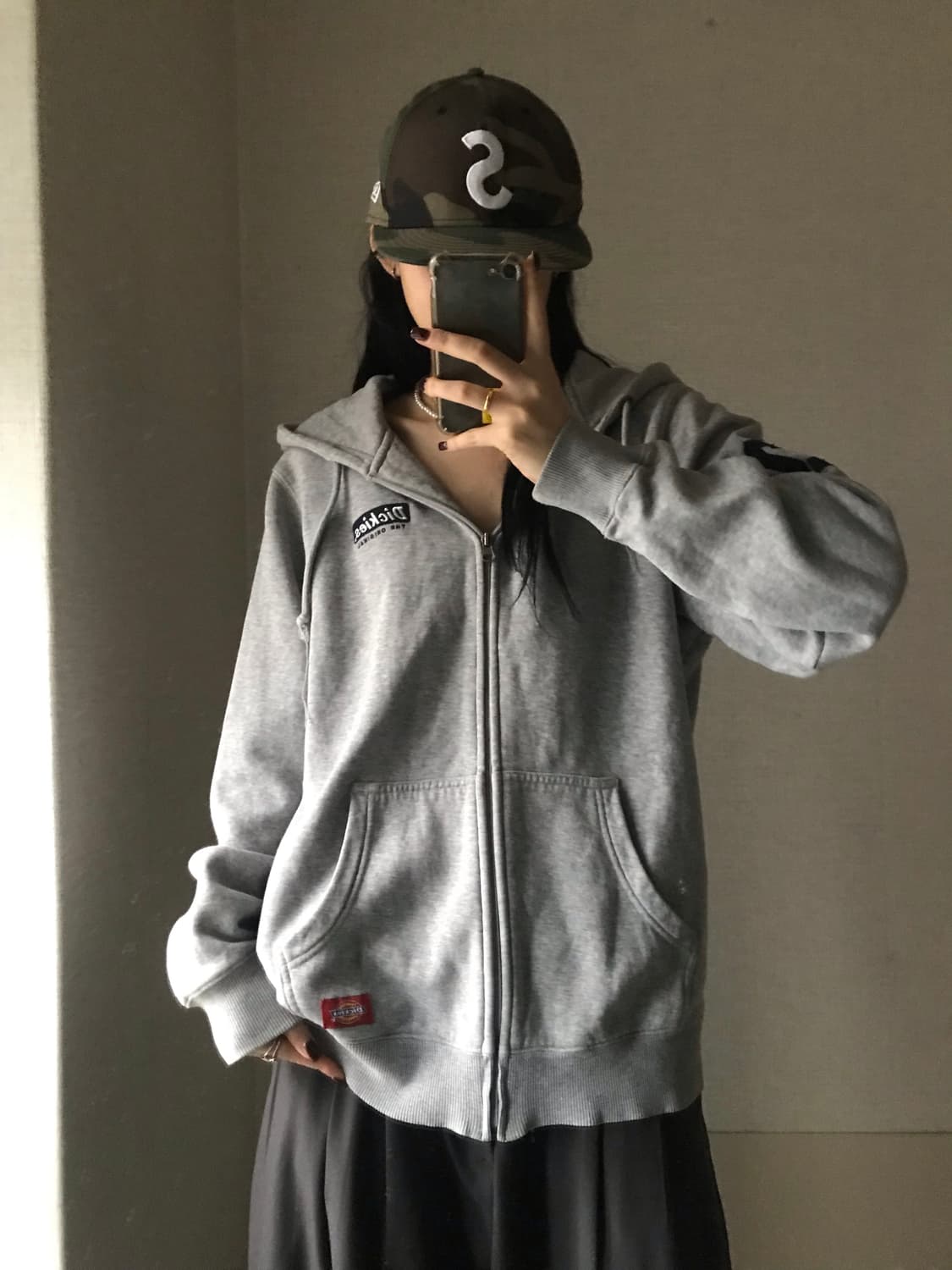 디키즈 그레이 후드집업 상품이미지3