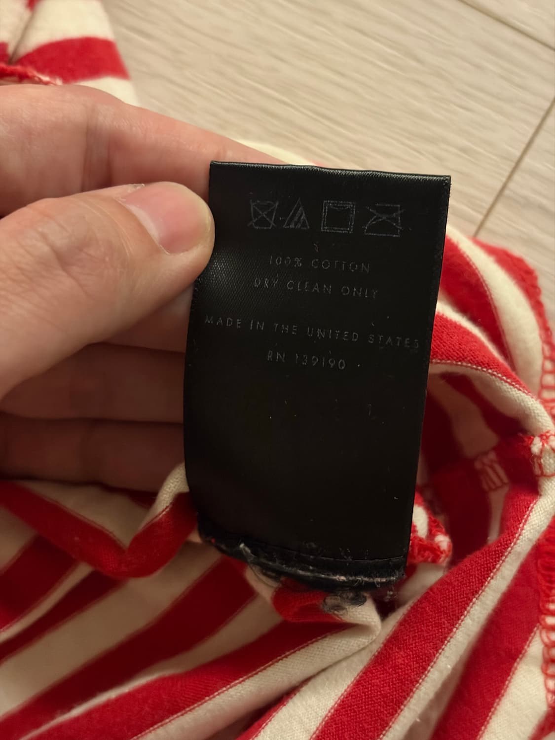 피어 오브 갓 3rd 컬렉션 레드 스트라이프 롱슬리브 상품이미지4