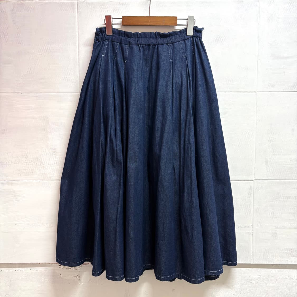 INGEBORG PINKHOUSE 데님 플레어 롱 스커트  상품이미지8
