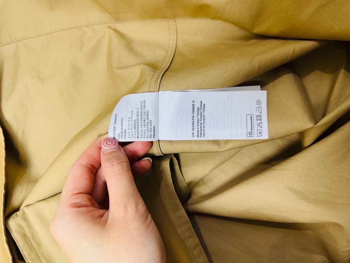 cos 코스 에이라인 유틸리티 미니 원피스 EU34 상품이미지7