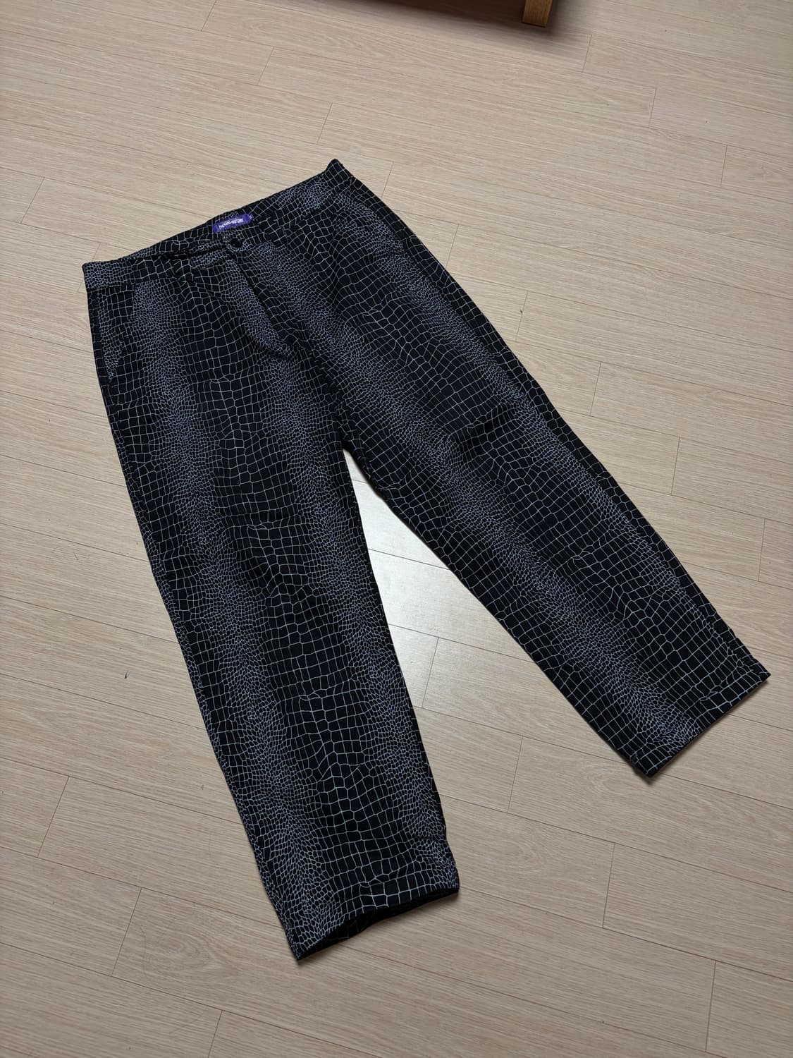 퍼킹어썸 스네이크 뱀피 코튼팬츠 상품이미지1