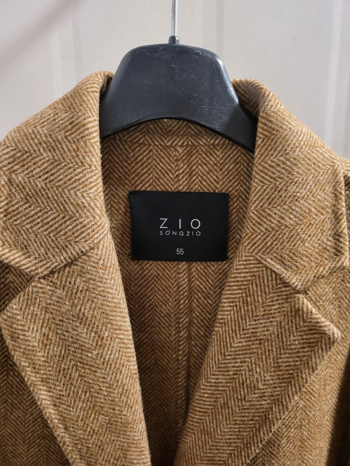 ZIO SONGZIO 헤링본 브라운 자켓 상품이미지3