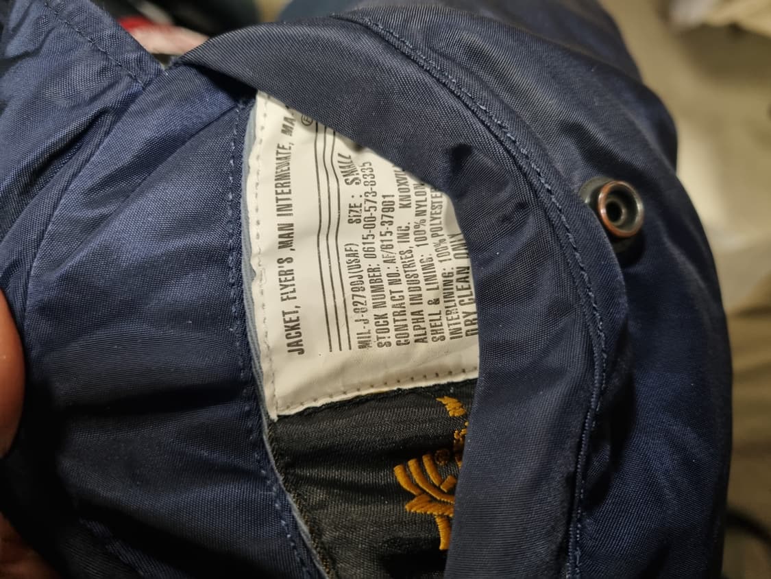 알파인더스트리 남성 블루종 자켓  상품이미지3