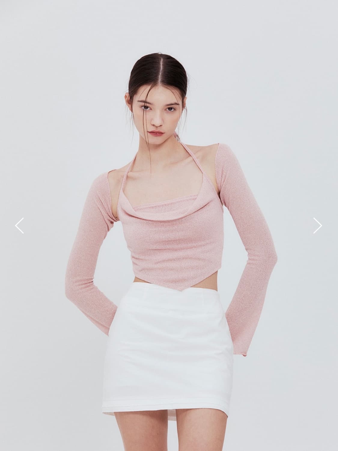 낫유어로즈 스카프볼레로 세트 (아이유) 상품이미지2