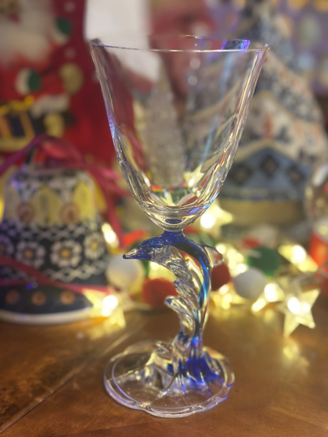 프랑스 빈티지 돌고래 크리스탈 와인잔 아르크 다르크 상품이미지4