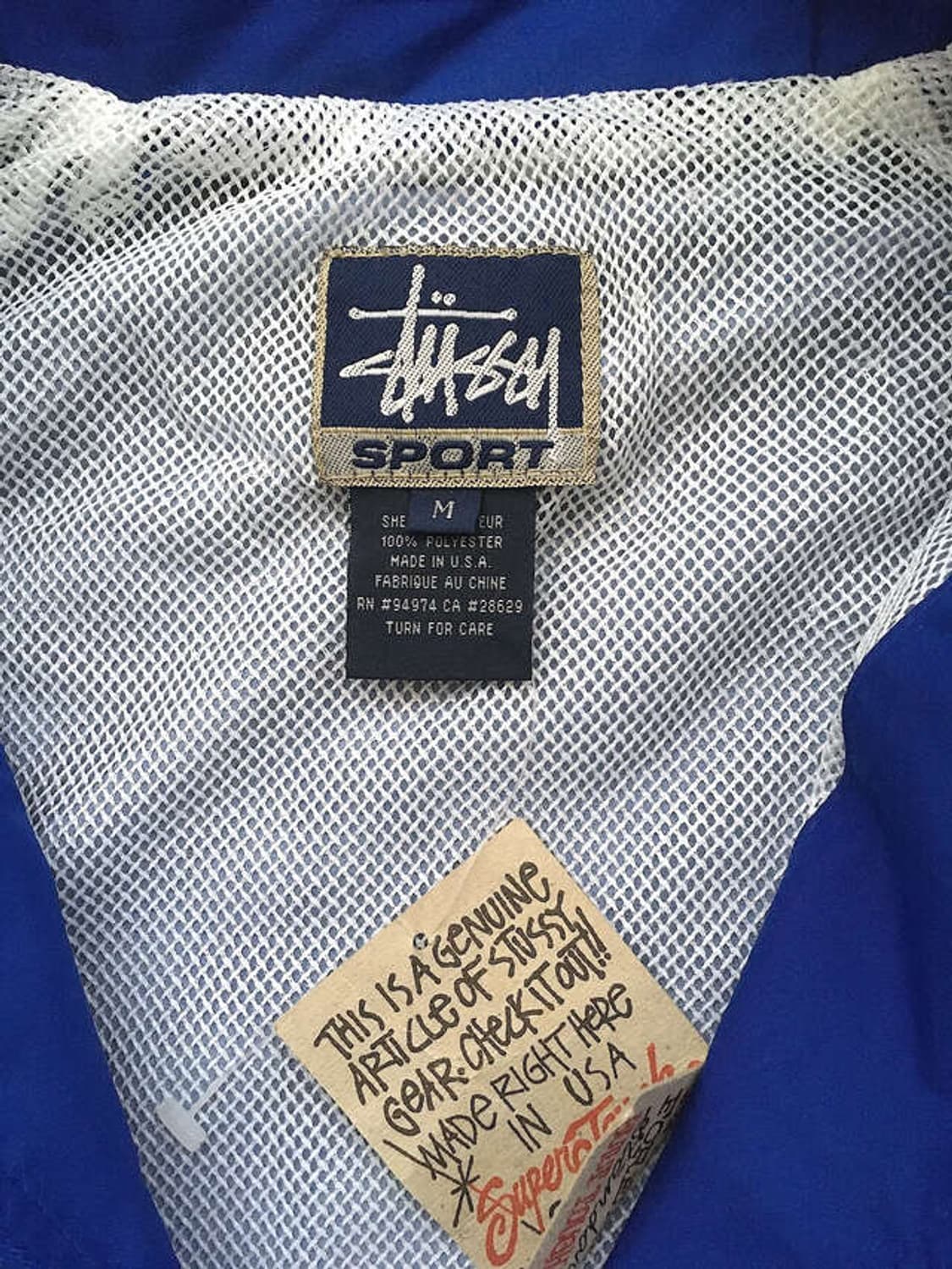 Old stussy usa made side-panel TR jacket 상품이미지3
