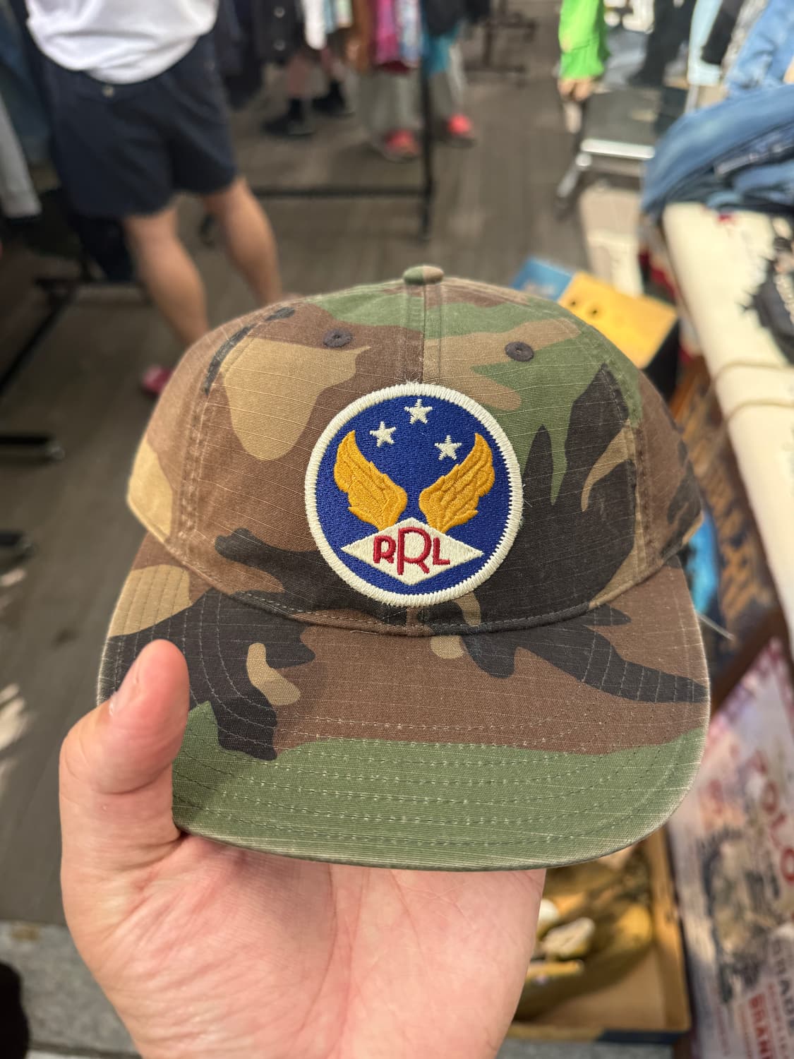 Rrl 카모 볼캡 os 상품이미지1