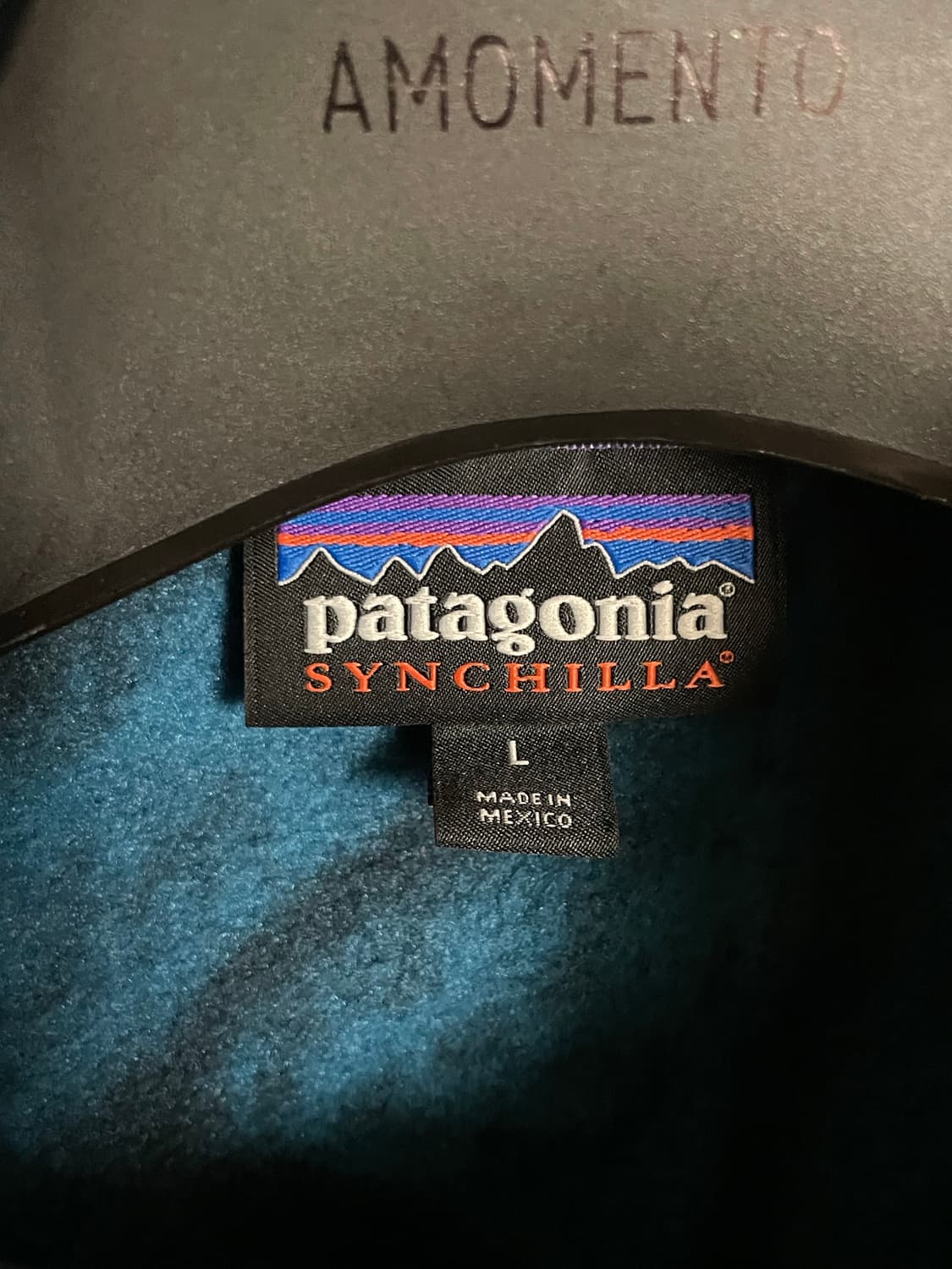파타고니아 00s 신칠라 블루 패턴 L 상품이미지4