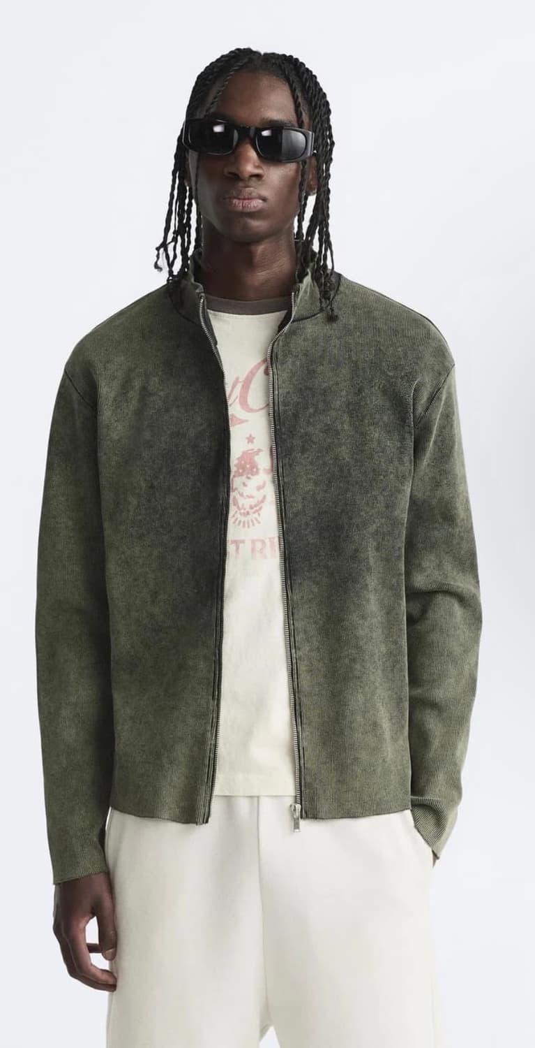 빈티지 리브드 자켓(구매글이에요) 상품이미지1