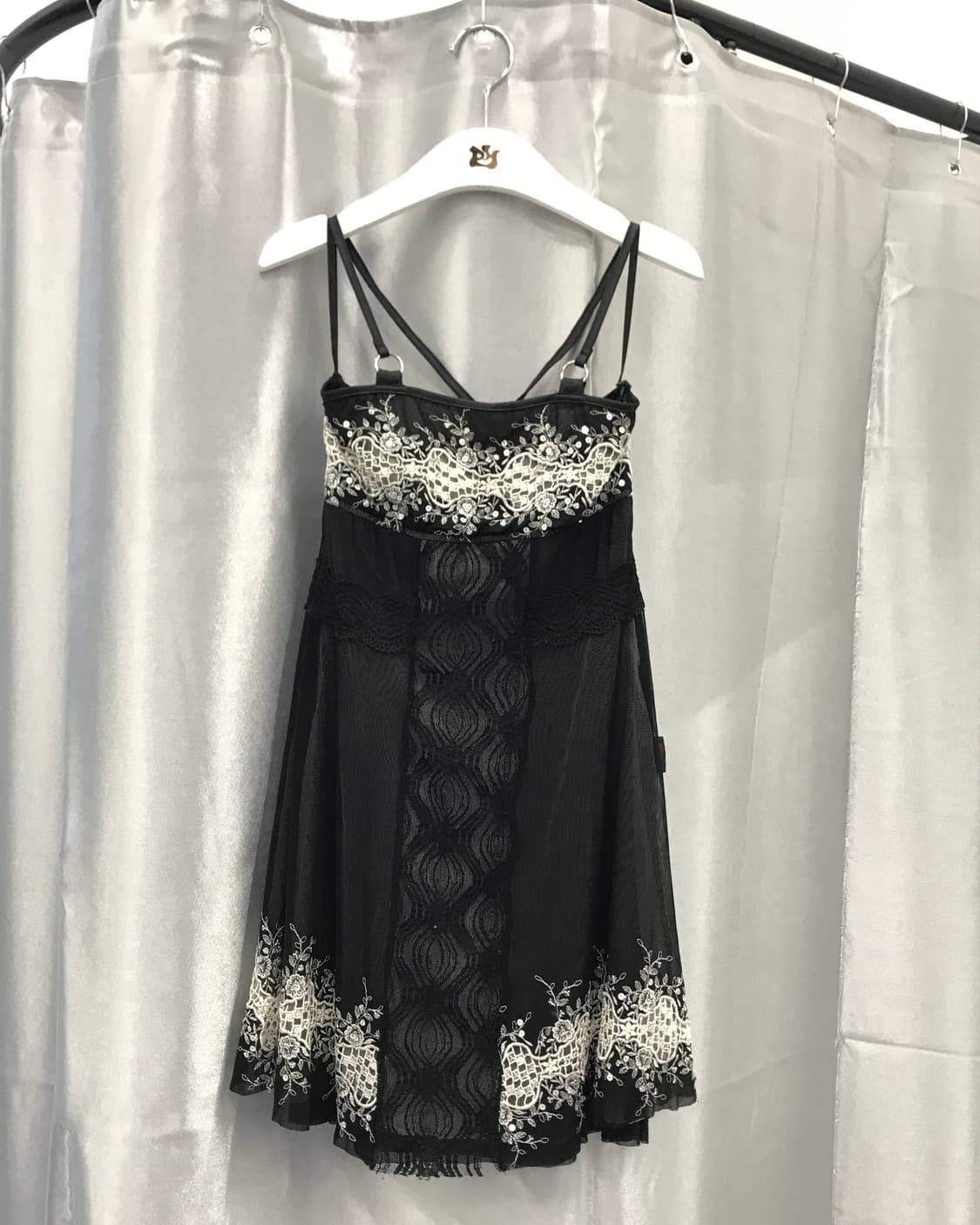Ozz on Black lace detail mini onepiece 상품이미지5