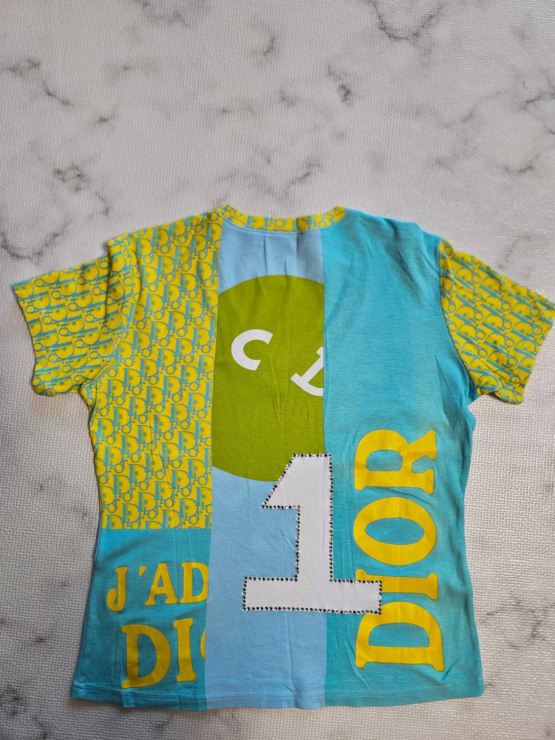05SS Dior John Galliano Archive 큐빅 티셔츠 상품이미지2