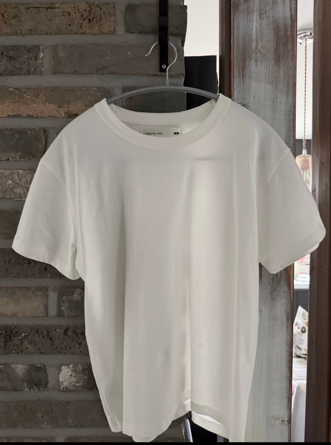 캘리포니아 아트 베이비 티셔츠 흰색 상품이미지3