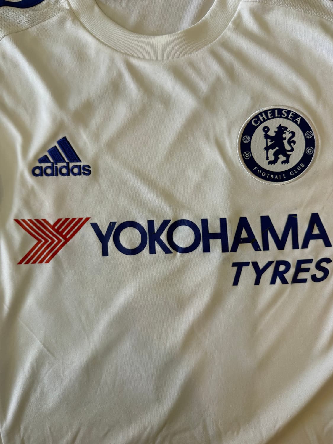 [L/100]15-16 첼시 어웨이 아자르 유니폼 AH5108 상품이미지4