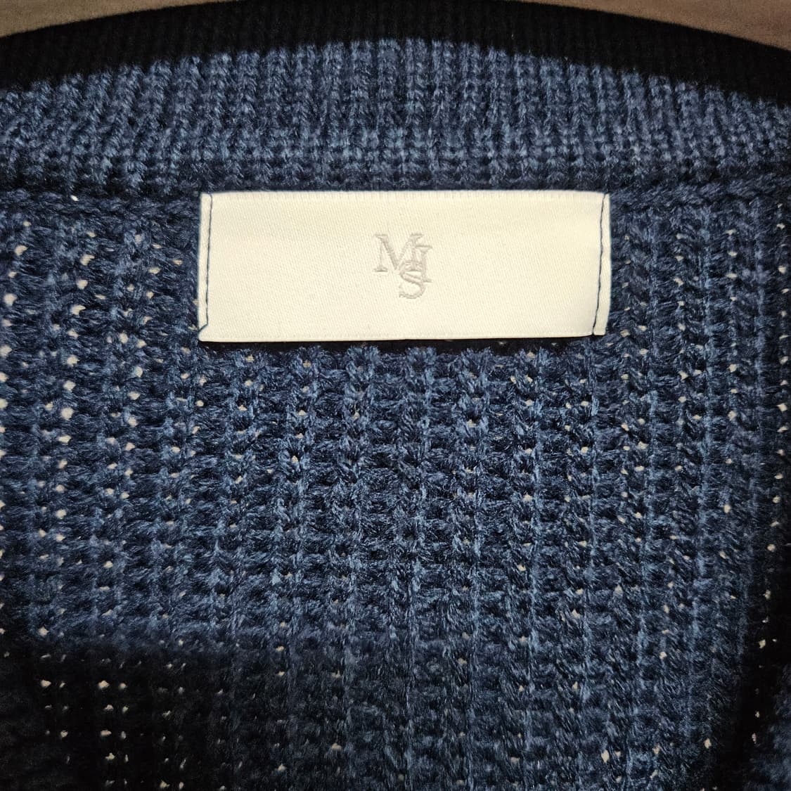 F 무드인사이드 하프집업 카라 니트 상품이미지3