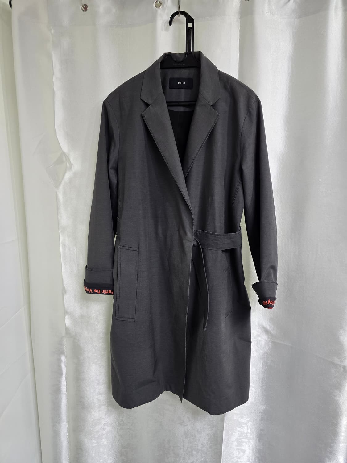 시스템 벨트 트랜치 코트 (1855) 상품이미지1