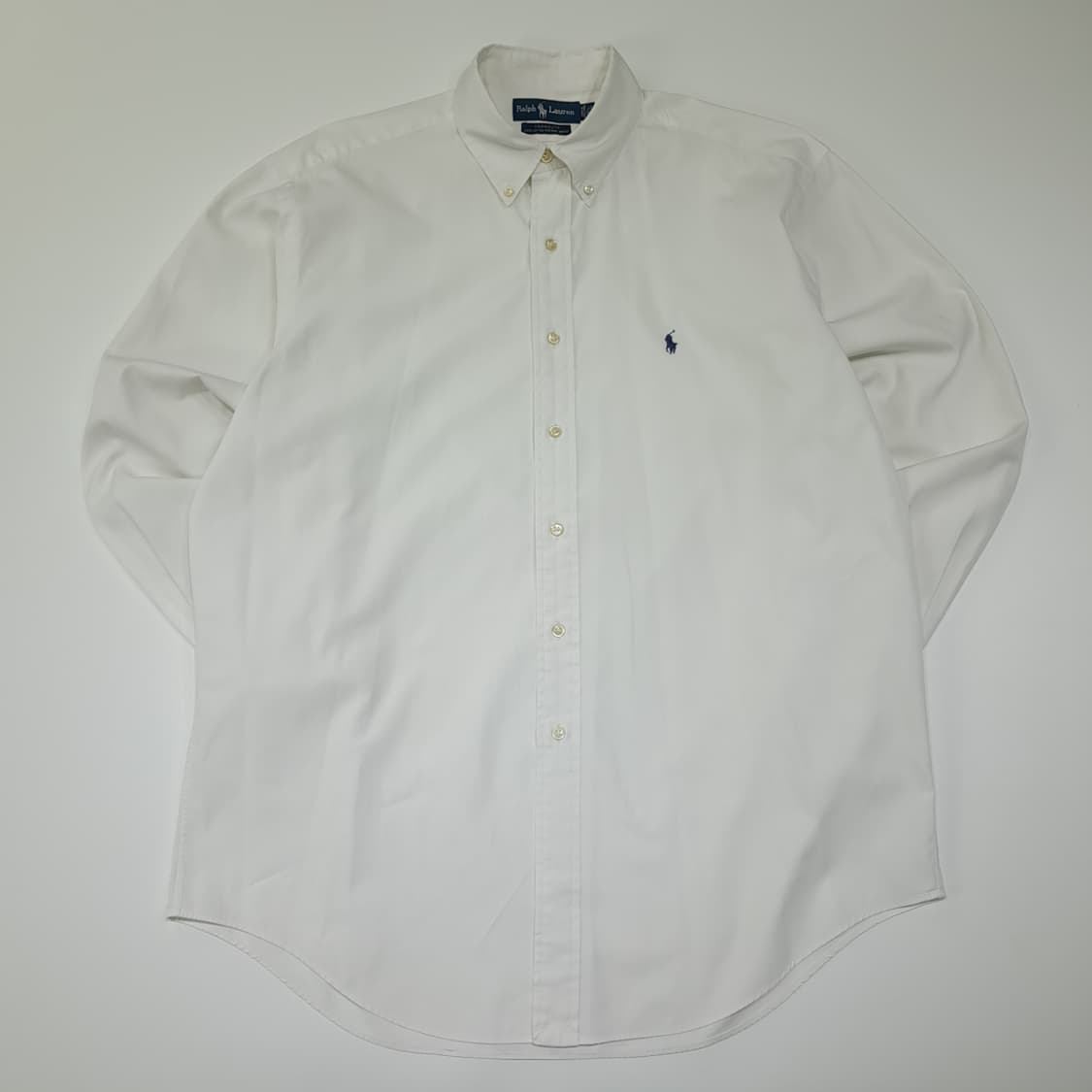 CL676 XL 폴로 90s 홍콩판 화이트 버튼다운 셔츠 남방 상품이미지1