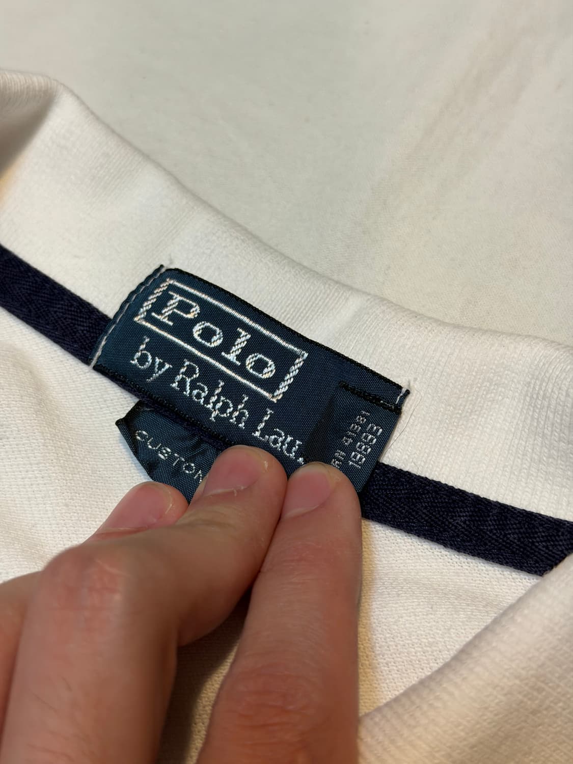 초희귀) 폴로 랄프로렌 빅포니 치프키프 카라티 화이트 상품이미지3