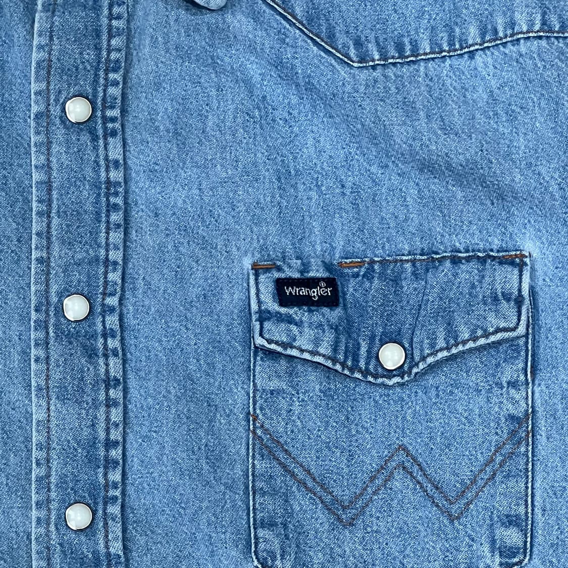 랭글러 워크 데님셔츠 s08976 상품이미지5