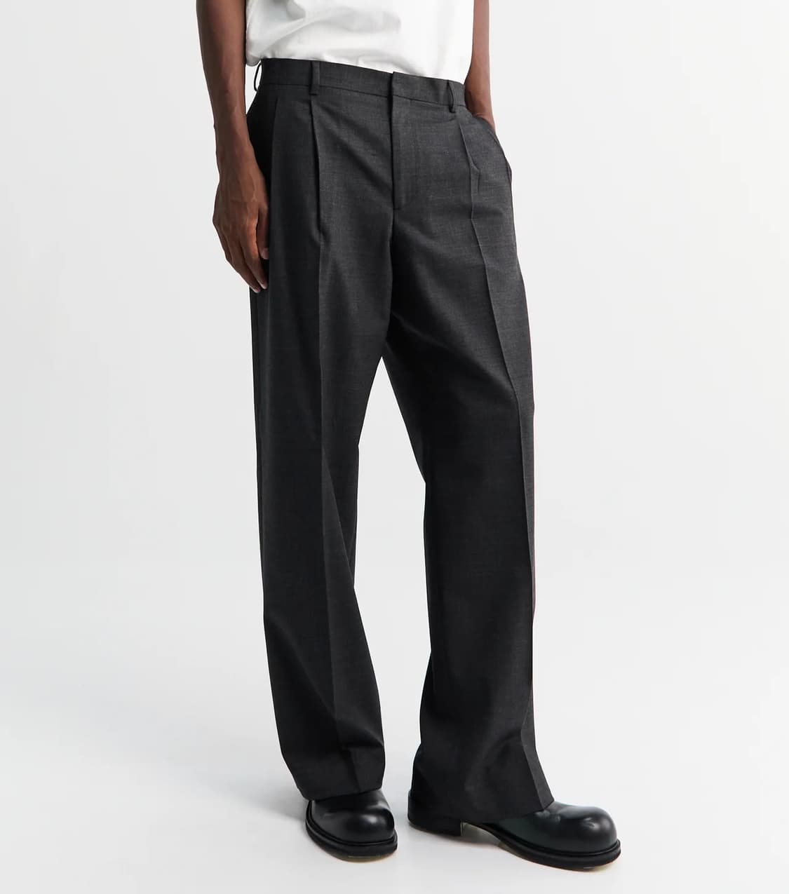 선플라워 Wide Pleated Trouser 상품이미지2