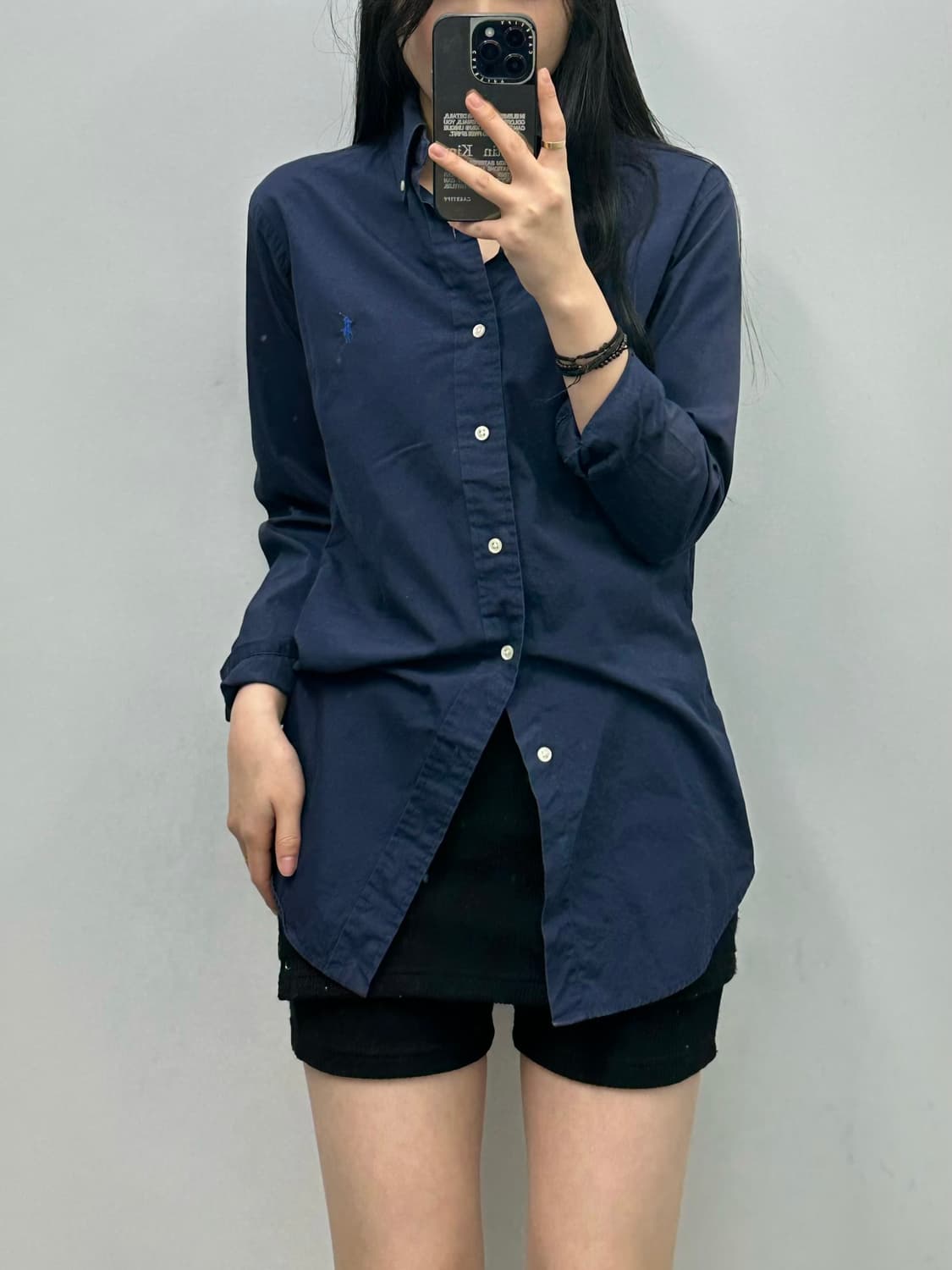 폴로 랄프로렌 네이비 옥스포드 셔츠 상품이미지1