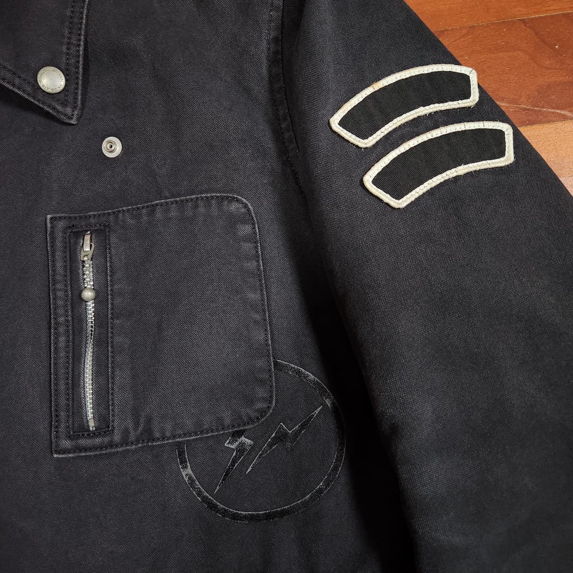 네이버후드 프라그먼트 20주년 기념 코튼 라이더 자켓 상품이미지3