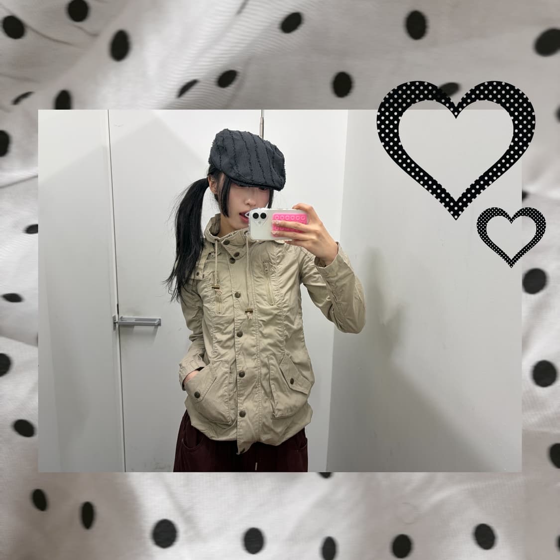 멀티포켓 셔링 후디 자켓 상품이미지1