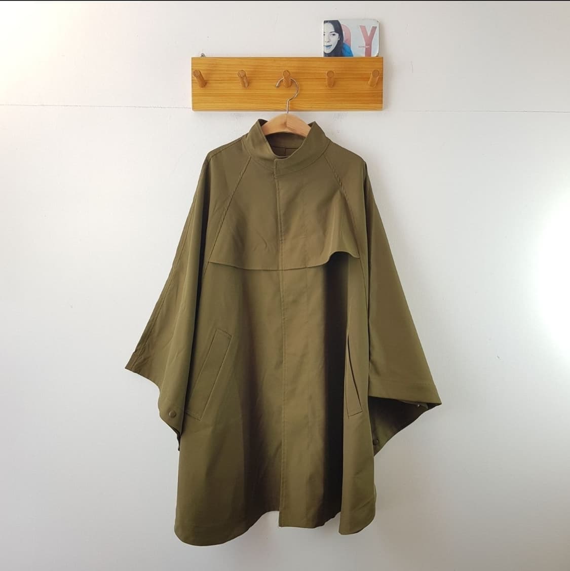 스탠드 카라 판쵸 상품이미지3